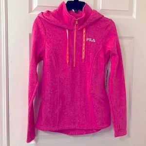 Fila Sport Pink Running Athletic Hoodie NEW